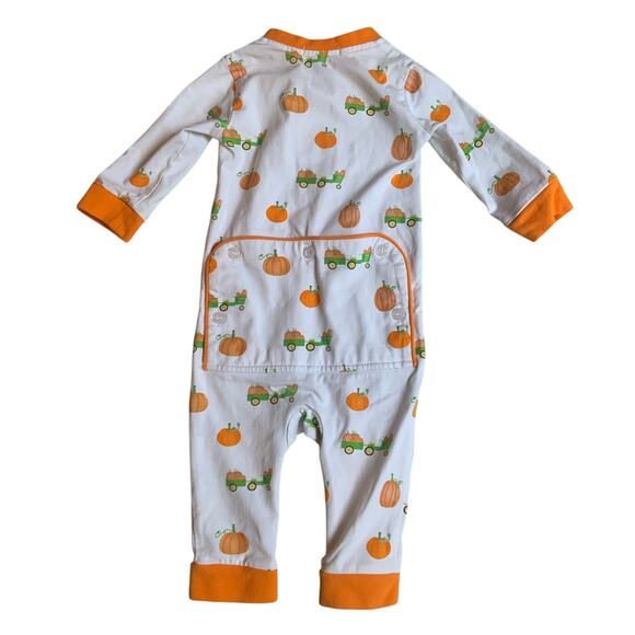 Cecil and Lou Pumpkin one piece pajamas - Picture 3 of 3
